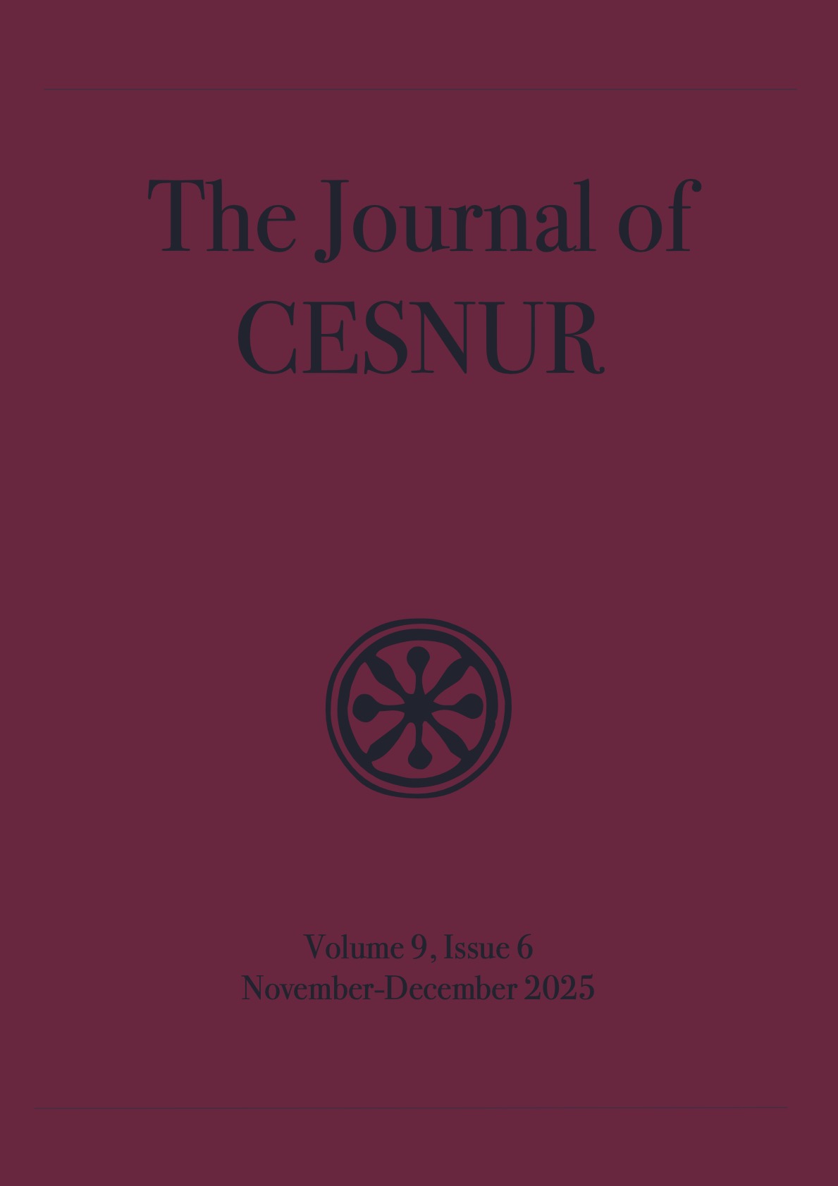 The Journal of Cesnur Volume 9 Issue 6 cover